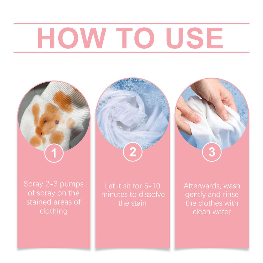 Wiieey Gentle Formula Deep Clean Baby Clothes Special Soft Stain Remover S260202