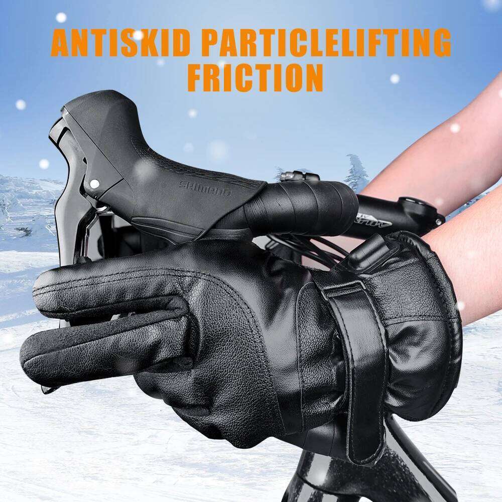 Winter Electric Heated Skiing Outdoor Camping Hand Warmer Gloves Windproof Sports Mitten Mobile Power Bank not included XJ260202