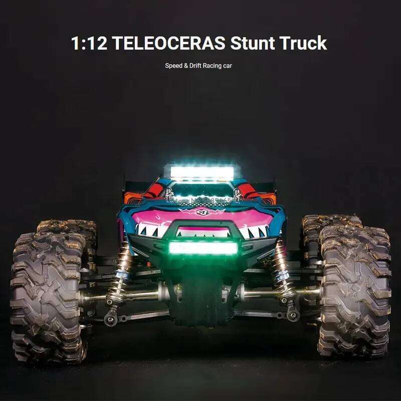 Professional 4WD Brushless Off-Road RC Racing 90KM/H Hydraulic Shock Absorber Waterproof ESP LED Light Radio Control Truck Y260131
