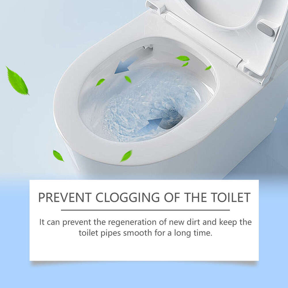 Jue-Fish Unclogging Toilet Bowl Drain Pipe Anti-Clogging Deodorizing Cleaning Powder S260202