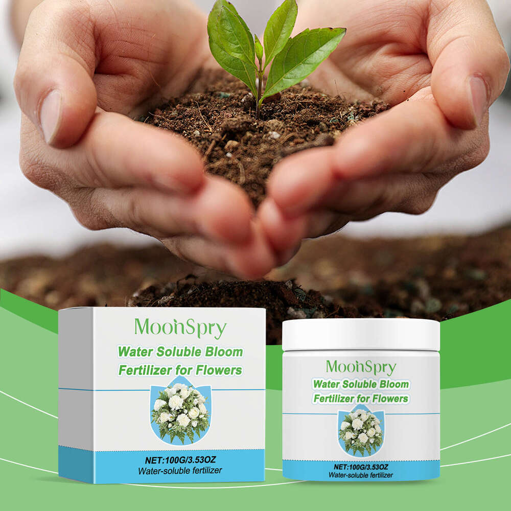 MoonSpry Water-Soluble Flower Fertilizer Plant Succulent Lawn Green Leaf Potted Root Growth Nutrient S260202