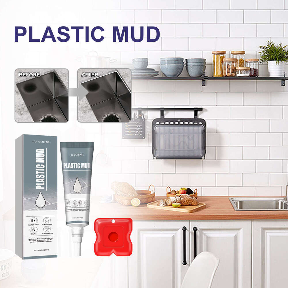 Plastic Steel Putty Sealant Wall Floor Repair Glue Grout Tile S260202