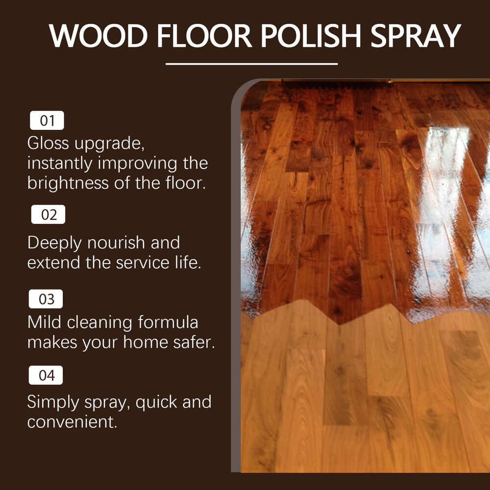 Wood Beeswax Spray Wooden Floor Cleaning Polishing Scratch Renovation Care S260202