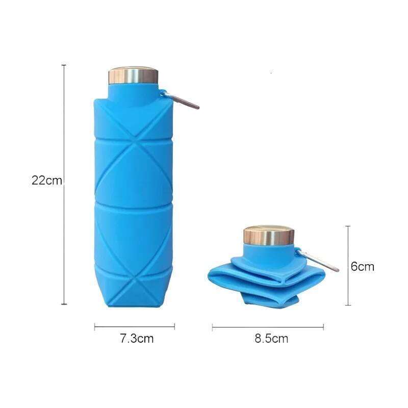 New Arrival BPA Free Portable Silicone Foldable Water Cup Bottle For Outdoor Camping Travelling Z260202