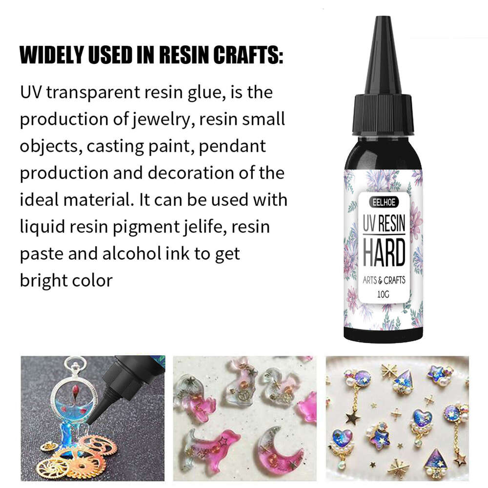 Resin Flower Style Acrylic Ceramic UV Handmade DIY Curing Glue S260202