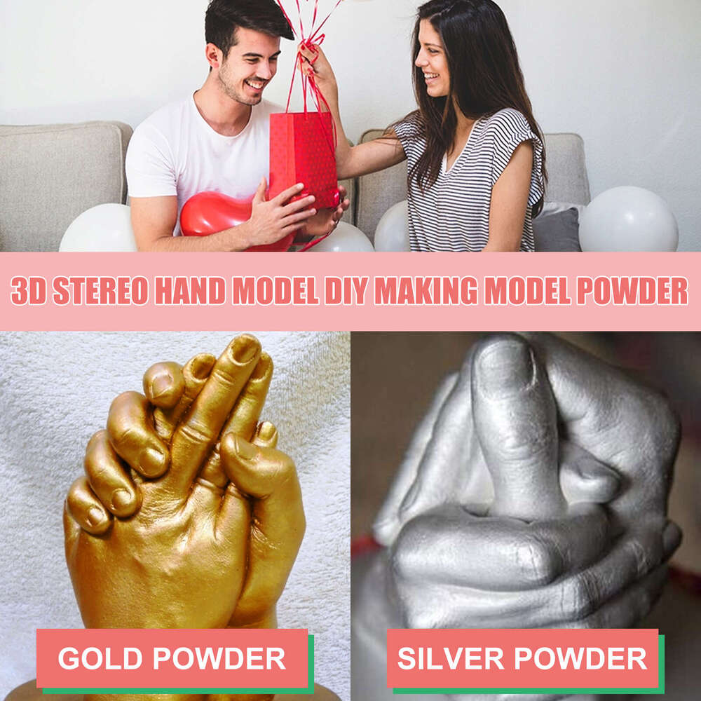 Fish 3D Stereo Hand Mold Making Cloning Powder Printing Model Mother's Valentine's Day Holiday Gift S260202