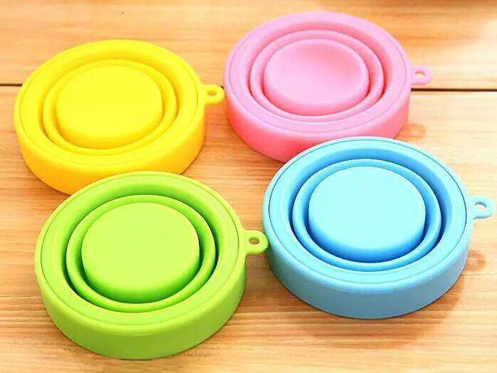 suzakoo 1pcs picnic tableware outdoor traveling camping fold-able cup Z260202