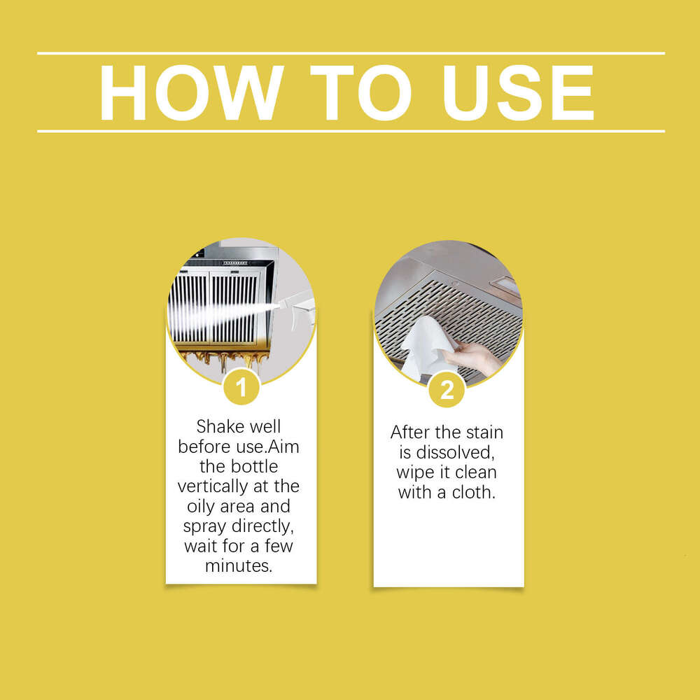 JAKEHOE Degreaser Descaler Foam Household Kitchen Stove and Countertop Cleaner S260202