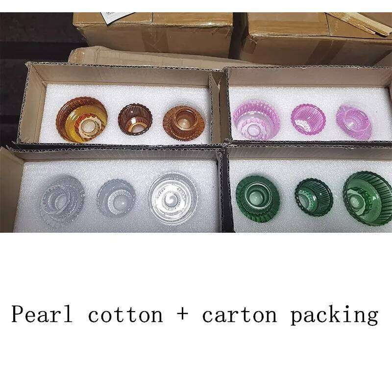 3PCS set Glass Candlestick,Stick candle Holder,Transparent Pink Green Amber color,Wedding romantic table Candle stand,Home Decor Y260131