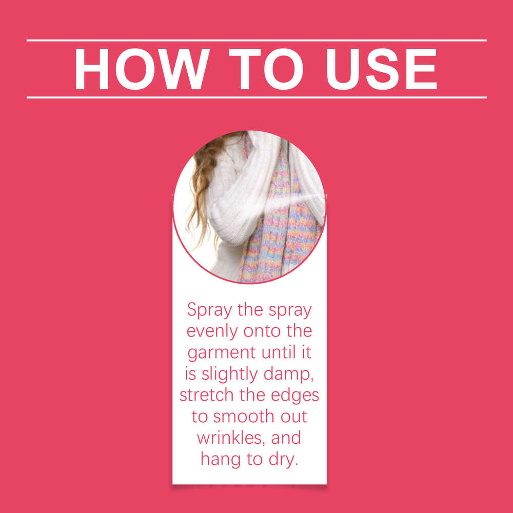 Jue-Fish Anti-Static Spray for Clothes Smooth Comfortable Reduces Wrinkles and Enhances Clothing Care S260202