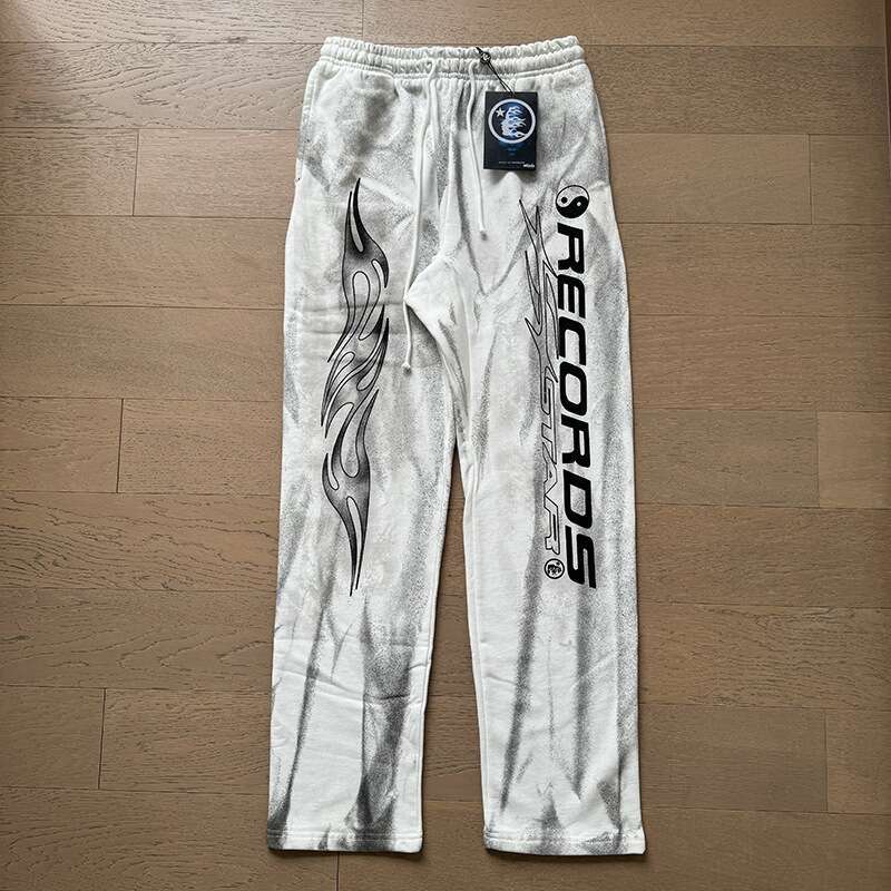 American trendy brand hooded loose men's cap hoodie with long pants for street wear Z260202