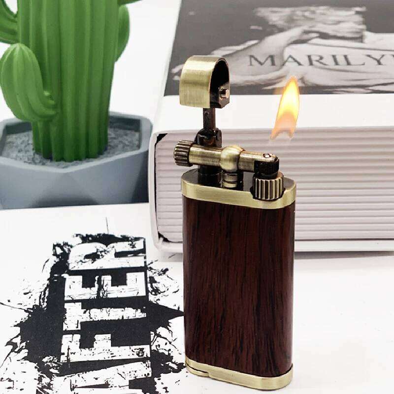 Pipe Portable Reusable Oblique Fire Gas Lighter Present for Men W260202