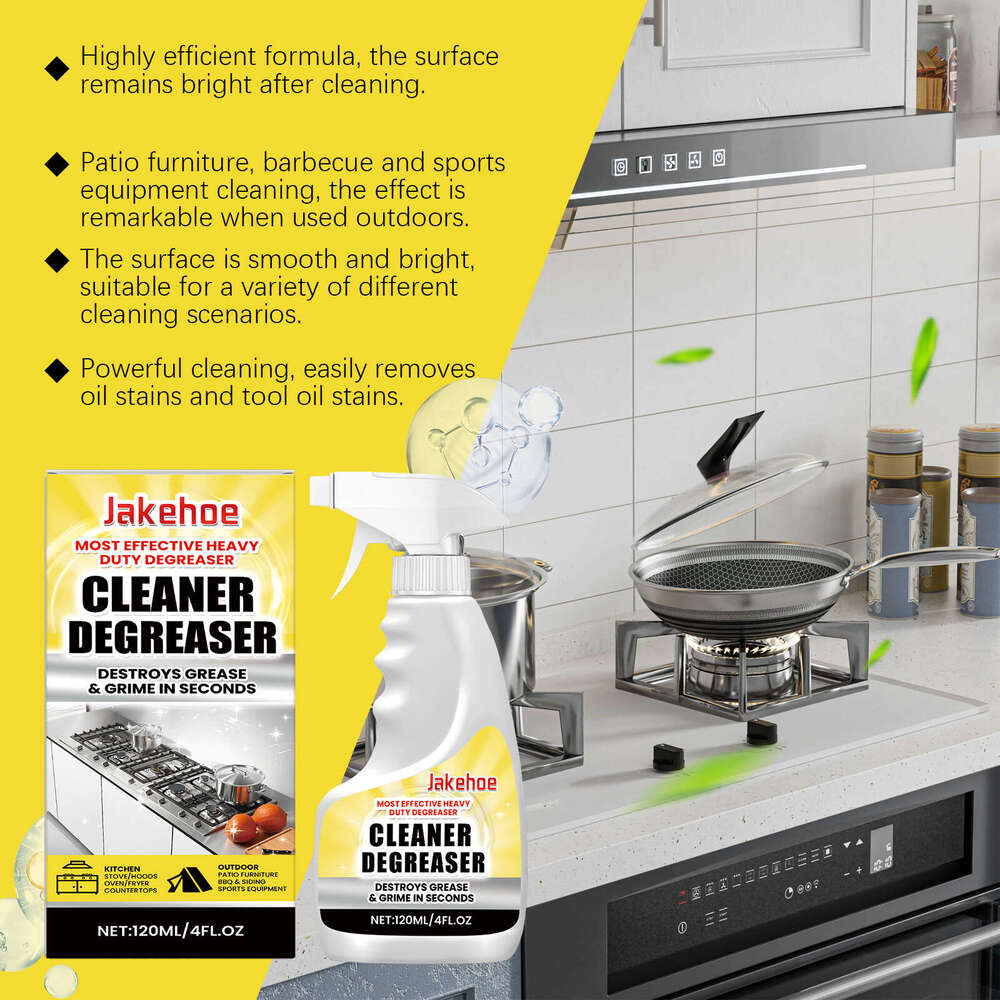Jakehoe Degreasing Oil Cleaner Household Outdoor Multi-functional Stain Removal Gentle Cleaning S260202