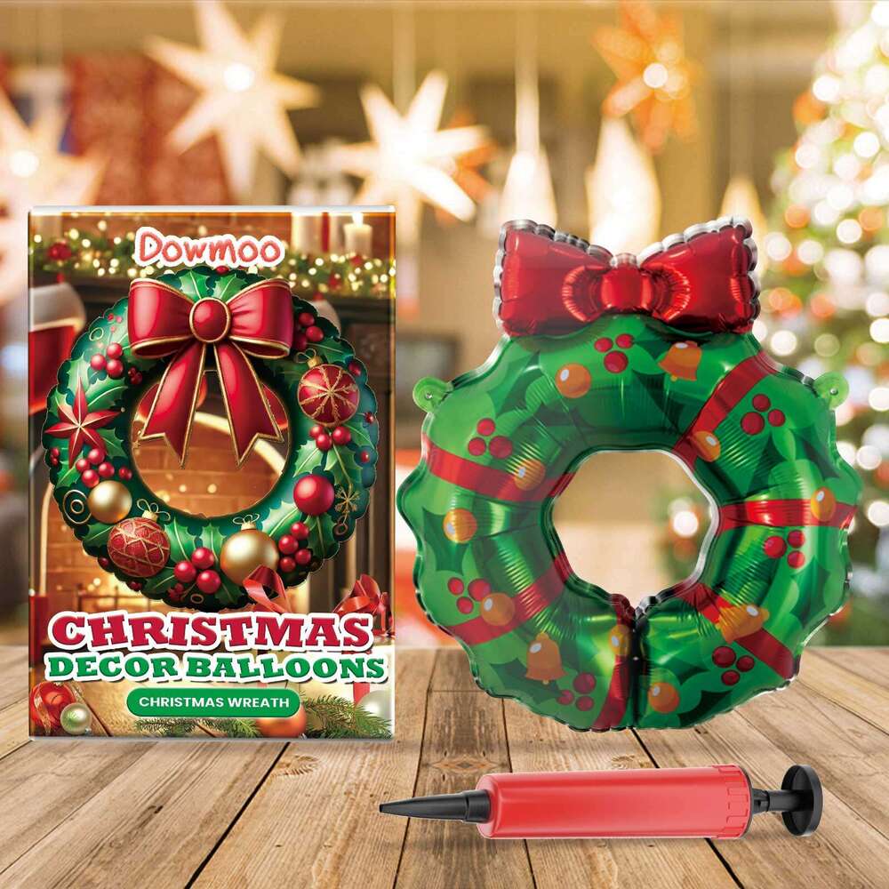 Dowmoo Balloons Balloon Standing Santa Reindeer Christmas Tree Event Decoration S260202 832