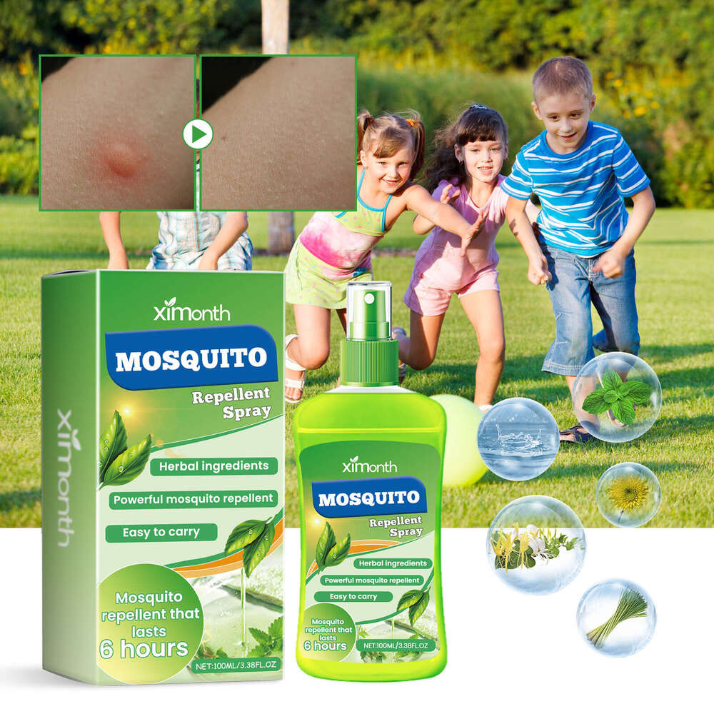 Ximonth Children's Repellent Water Gentle Anti-Bite Anti-Itch Outdoor Portable Baby Cooling Mosquito Spray S260202