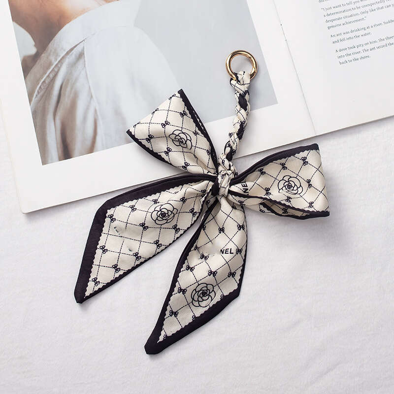 Belted keychain Strap decoration hanging string A key accessory with a retro style charm