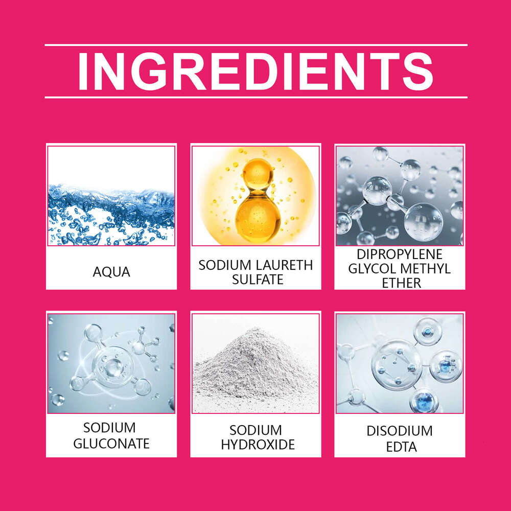 Kitchen Dish Spray Kitchenware Stain Removal Descaling Tableware Clean and Bright Dishes Gentle Cleaning Liquid S260202