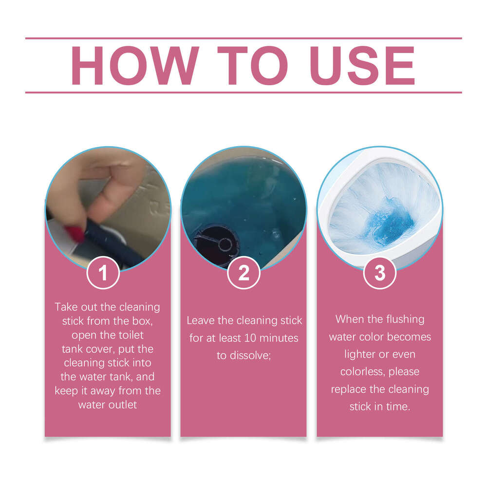 Jakehoe Perfume Cleaner Deodorizing Freshening Aromatic Beautiful Fresh Toilet Bowl Cleaning Stick S260202