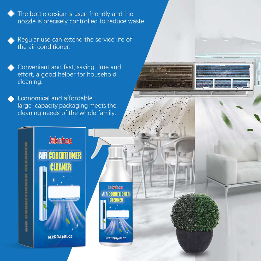 JAKEHOE Household Air Conditioner Indoor Unit Special Stain Removal Odor Cleaning Spray S260202