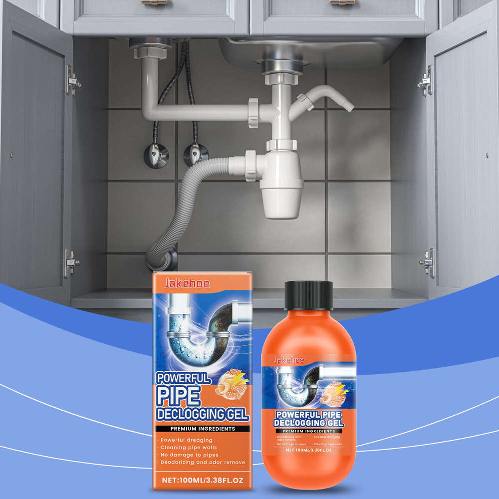 JAKEHOE for Sink Drain Kitchen Toilet Pipe Fast Dissolving Cleaner S260202