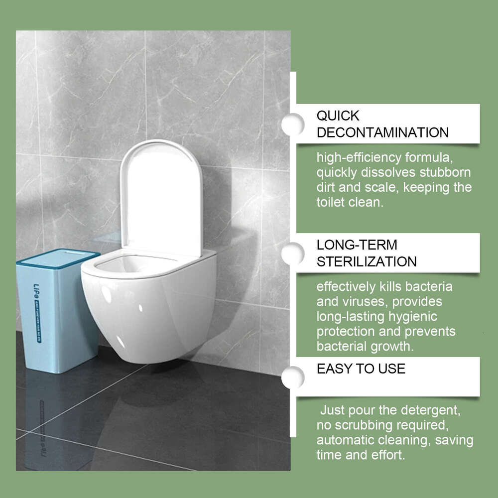 Remover Household Toilet Bowl Quick Stain Removal Descaling Deodorizing Cleaner S260202