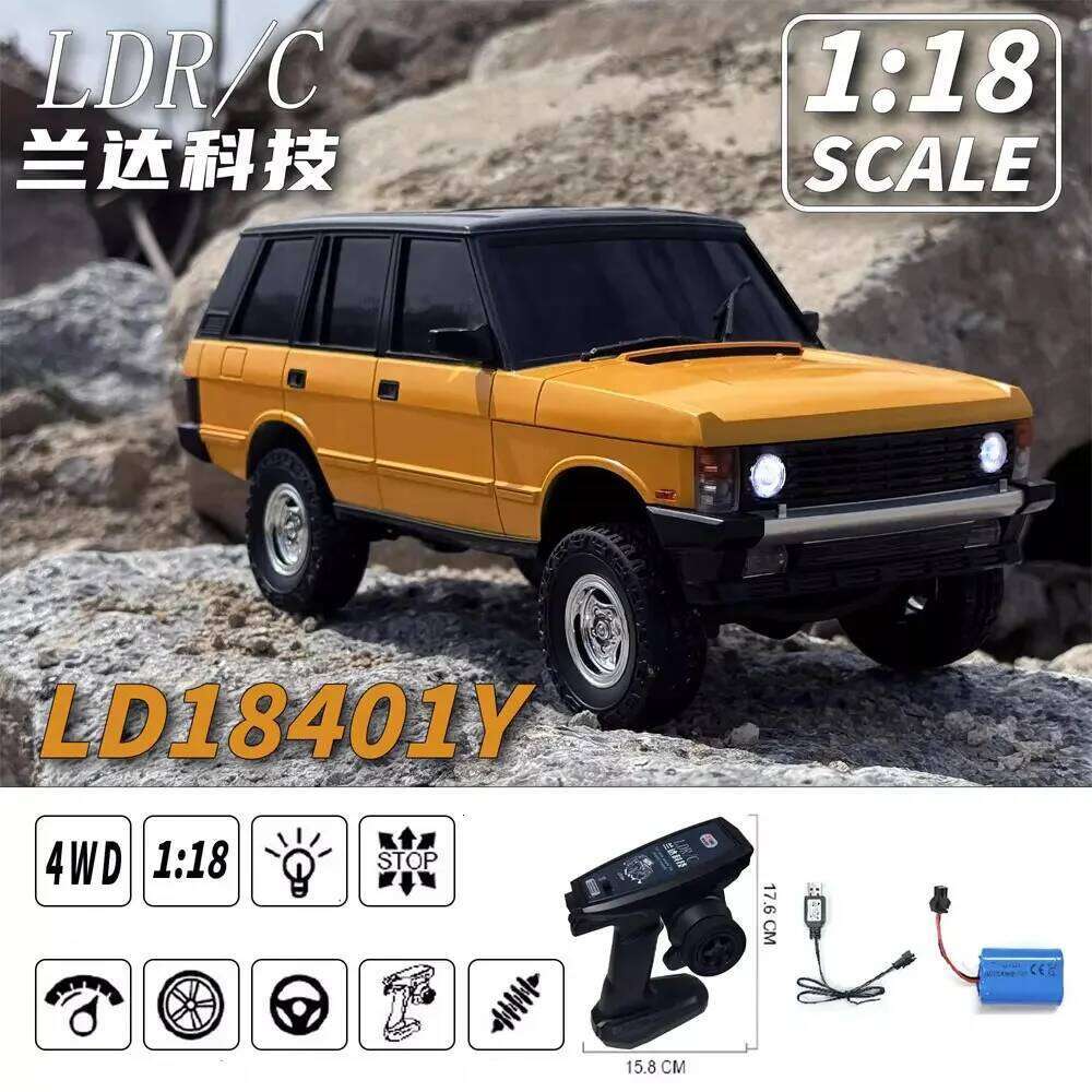 LDRC LD18401 1/18 Simulation Off-Road Remote Control Range Rover Model Rc Climbing Four Wheel Vehicle Children'S Toy Car Y260131