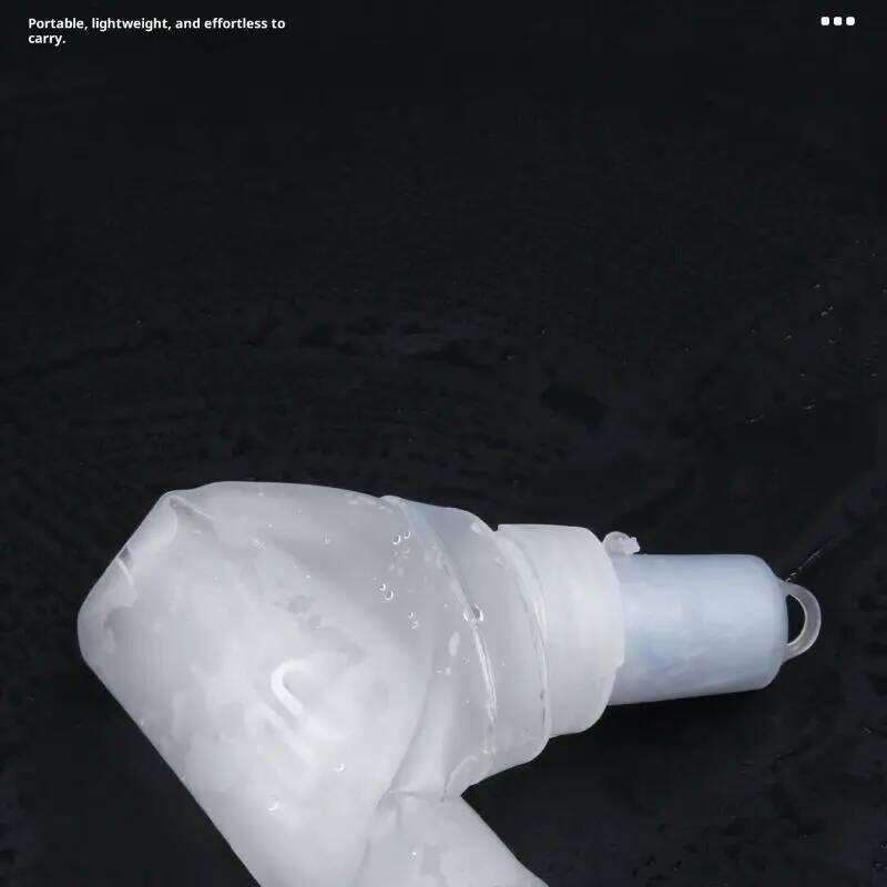 Portable Folding Water Bottle TPU Collapsible Soft Flask Outdoor Sport Hiking Camping Running Z260202