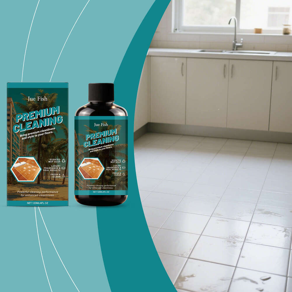 JUE FISH Floor Liquid Stain Remover for Floors Shine and Clean Daily Household Cleaning Supplies S260202