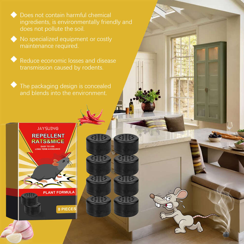 Home Outdoor Indoor Yard Easy to Use Mouse Repellent Pills S260202