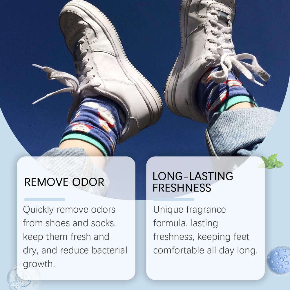 JAKEHOE Deodorizing Spray and Sock Deodorizer Odor Removal Foot Sweat Cabinet Shoe Deodorant S260202