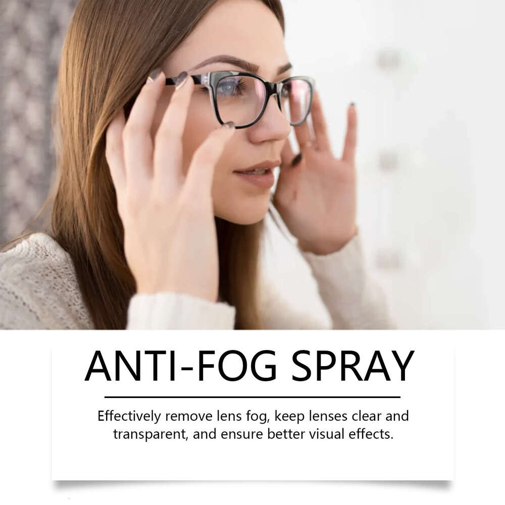 JUE FISH Anti-Fog Spray Glasses Anti-Fogging Cleaner Lenses Clear Vision Waterproof Portable Defogger S260202