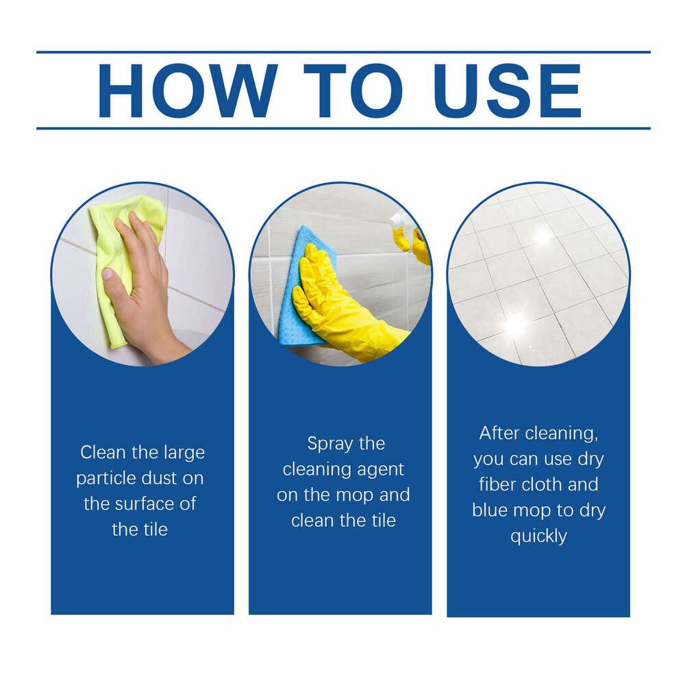 Jaysuing Polishing Agent Removes Oil Stains Dust for Bedroom and Kitchen Tile Floor Cleaning S260202