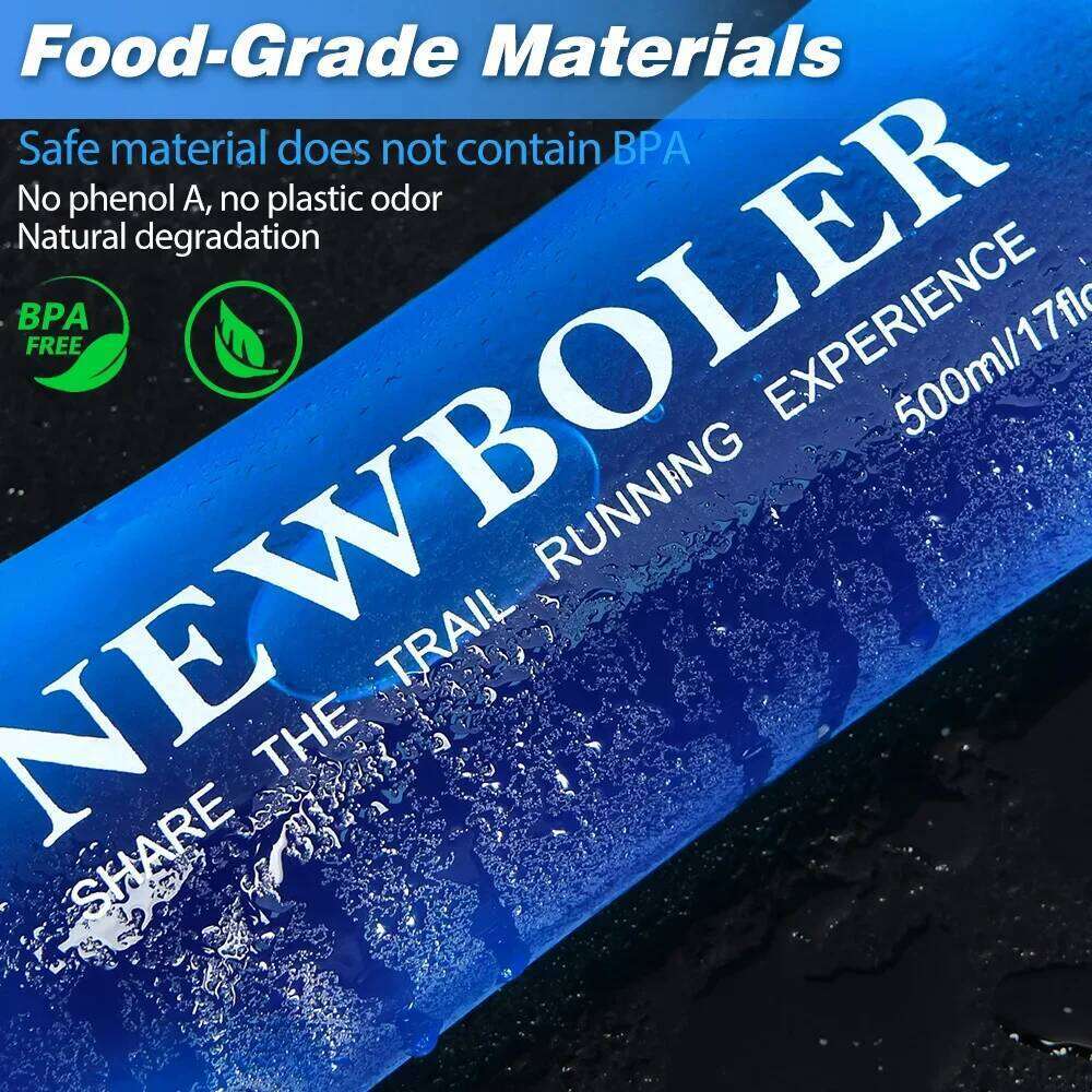 NEWBOLER 300/500ML TPU Folding Soft Outdoor Sport Bag Collapsible Water Bottle Running Camping Z260202