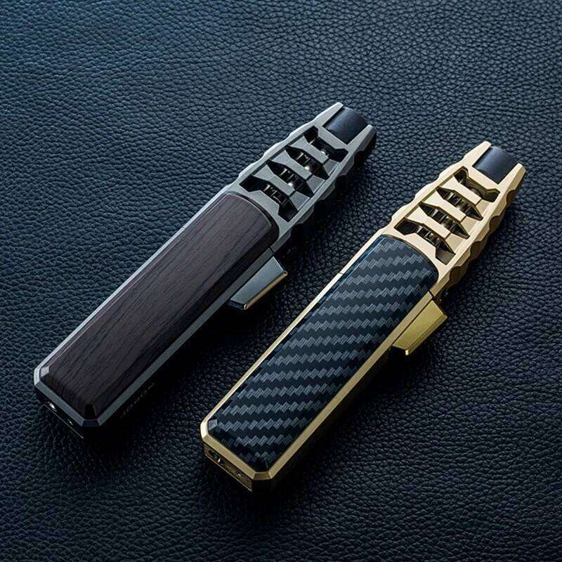 Kitchen BBQ Cigar Big Jet Flame Fire Torch Outdoor Camping Lighter Mans Tools Without Butane Gas W260202