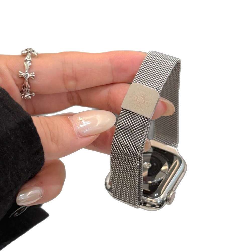 Sleek Cross Strap Adjustable Replacement Band Compatible with Apple Watch Series 2 3 4 5 6 7 8 9 SE 10