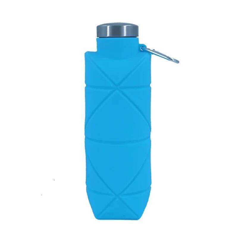 700ML Collapsible Leakproof Valve Reusable Silicone Foldable Water Bottle for Gym Camping Hiking Travel Z260202