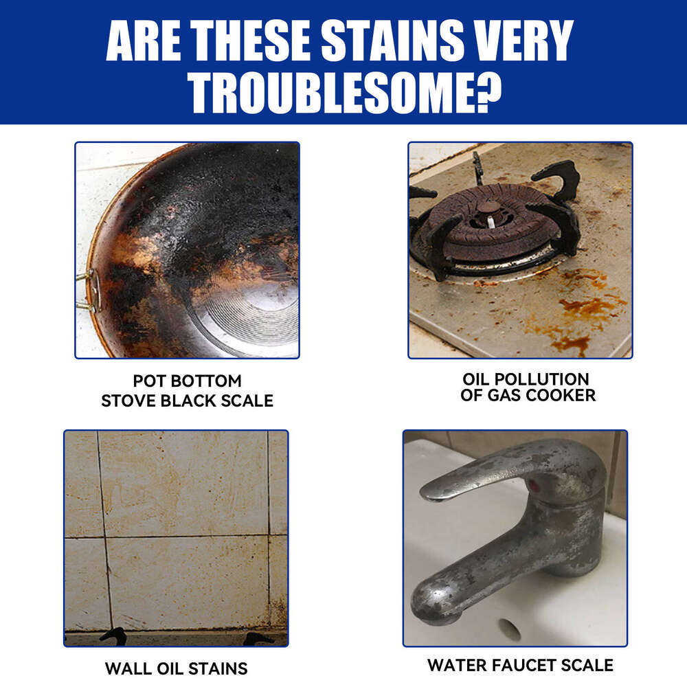 Jaysuing Multi-Purpose Powerful Stove Range Hood Cookware Oil Stain Rust Remover Cleaner S260202