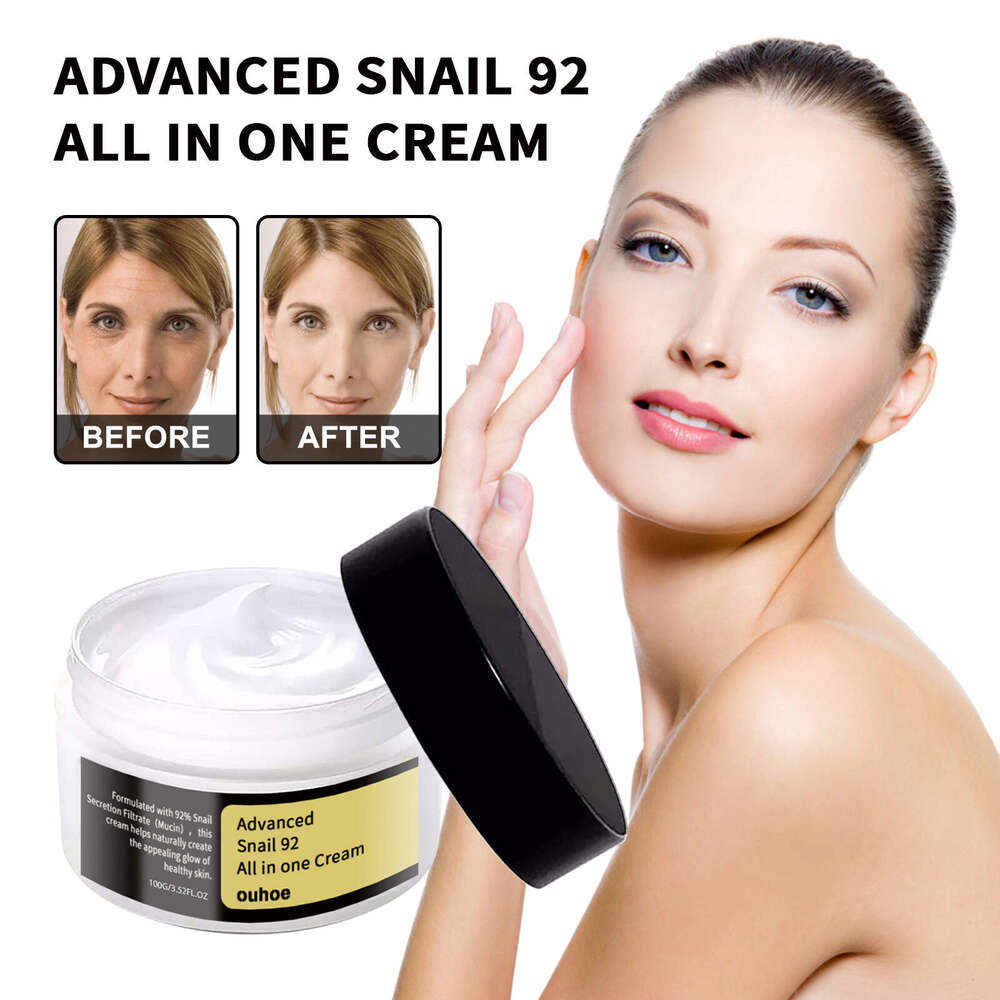 OUHOE Snail Face Cream Gentle Nourishing Hydrating Firming Facial Skin Moisturizing Care Essence S260131