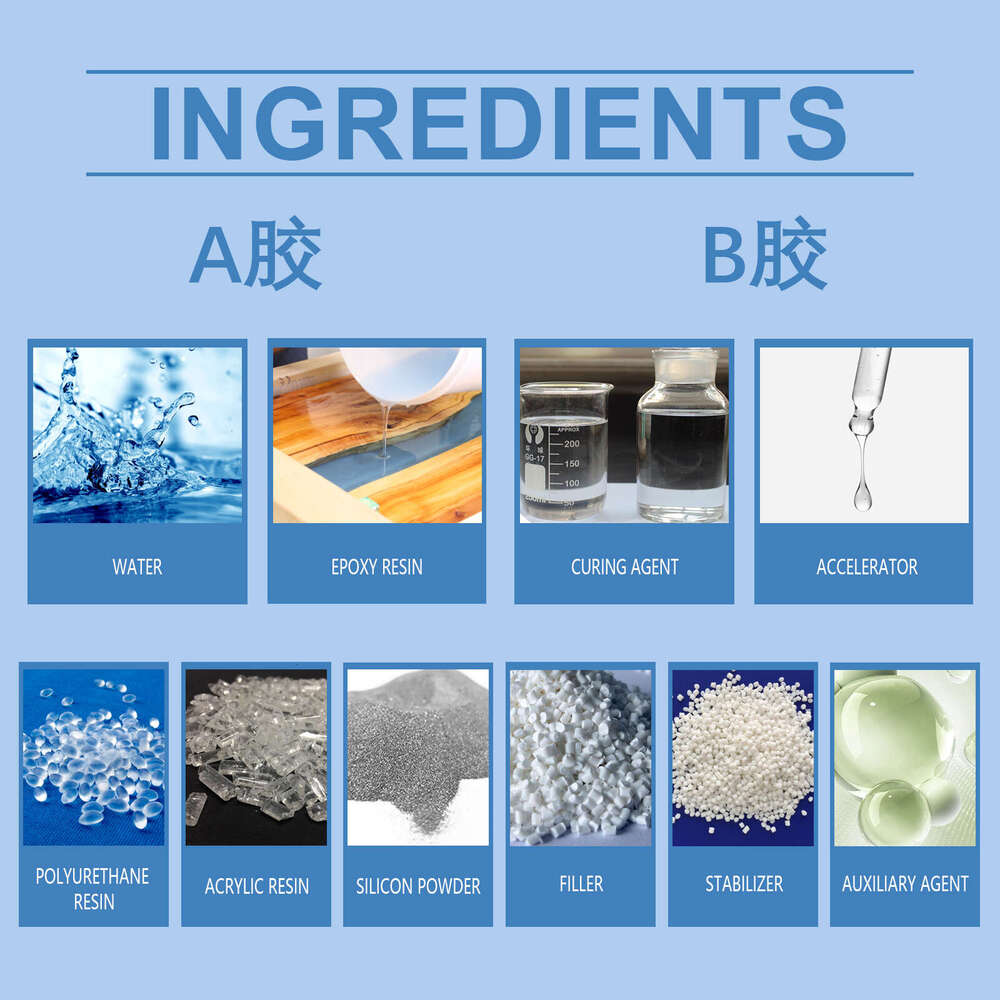 Dowmoo Transparent AB High Transparency Anti-Yellowing Material Epoxy Resin Product Kit S260202