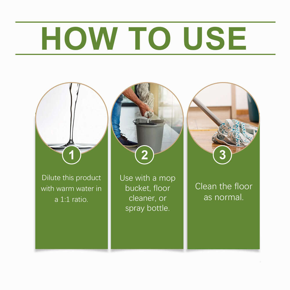 Gentle Formula Lemon Mint Fragrance Stain Removal Floor Gloss Maintenance Cleaner S260202