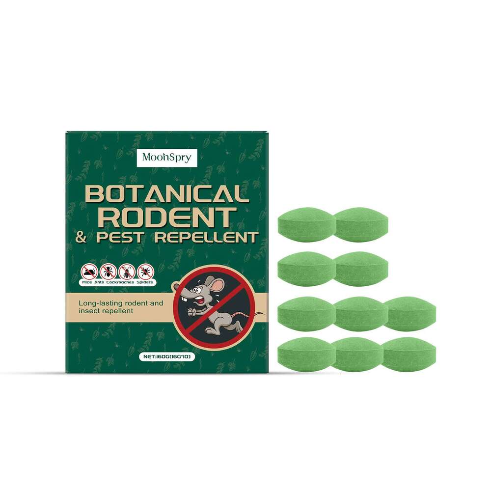 MOONSPRY Animal Daily Anti-Rat Warehouse Home Protection Anti-Gnawing Rat Repellent Portable Bait Pills S260202