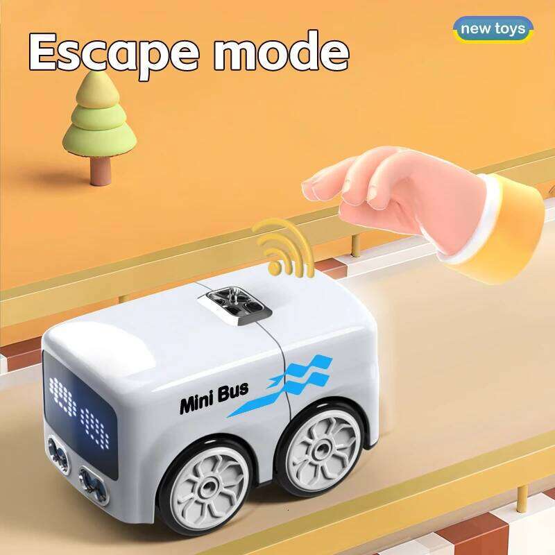 Gesture Induction RC Mini Bus Magic Intelligent Remote Control Cartoon Car Senior Smart Electric Vehicle ChildrenToy Y260131
