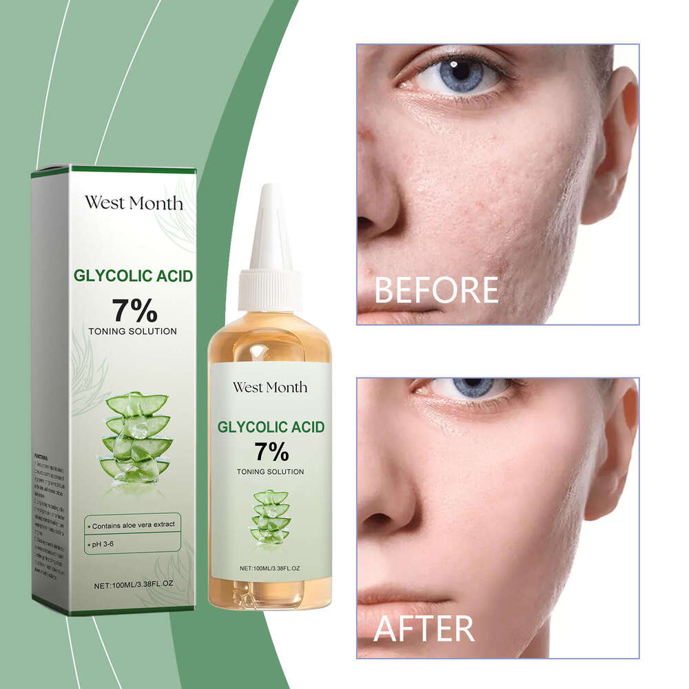 West Month Glycolic Acid Toner Gentle Moisturizing Hydrating Brightening Skin Refreshing Hydration S260131