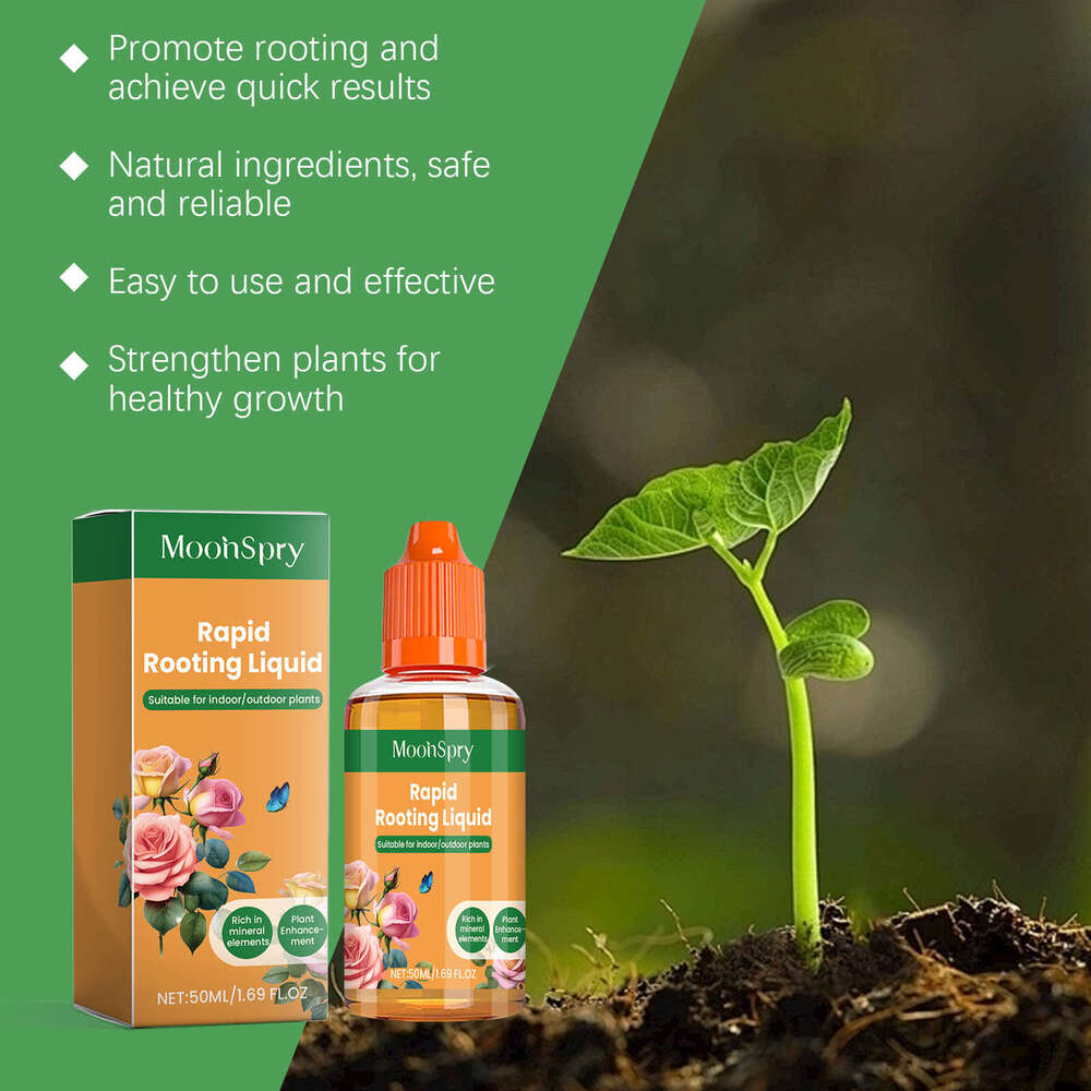 MoonSpry Nutrient Solution for Flowers, Potted Plants, Lawns, Green Leaves, Universal Root Growth Plant Nutrition S260202