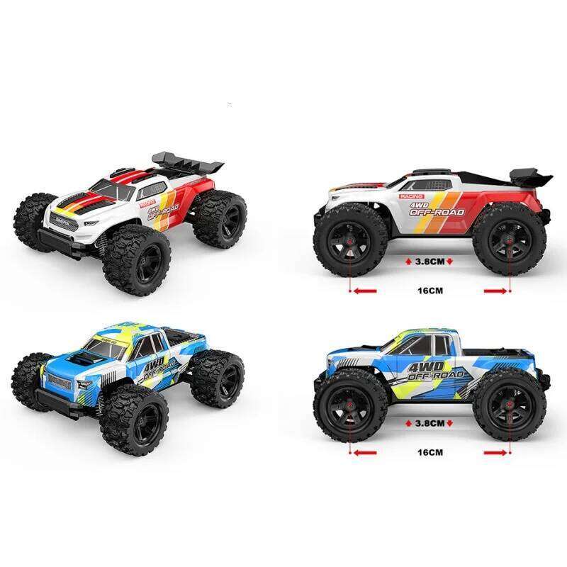 MJX Hyper Go 18208 1/18 Monster Truck 4WD 30km/h Off Road Vehicle 2.4G Remote Control RC Car Toy Gift for Birthday Christmas Y260131
