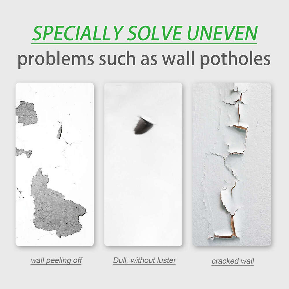 White Wall Surface Repair Roller Brush Moisture-Proof Anti-Detachment Cover Stains Cracks Renovation Paint S260202