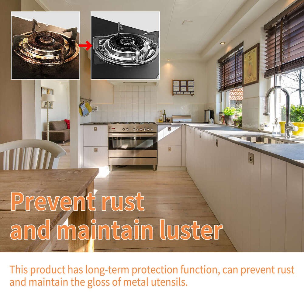 JAKEHOE Multi-Purpose Paste Household Kitchen and Bathroom Stove Range Hood Oil Stains Easy Cleaning Polishing S260202