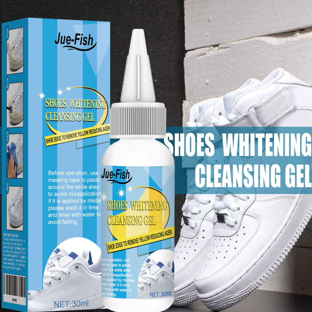 Jue-Fish Shoe Powerful Stain Remover for White Shoes Whitening and Yellowing Removal Cleaner S260202