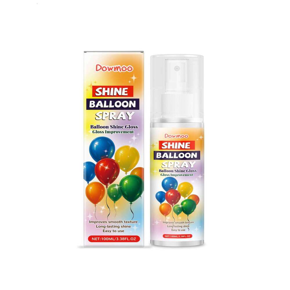 Dowmoo Balloon Gloss Party Festival Decoration Evenly Non-Sticky Shiny Spray S260202