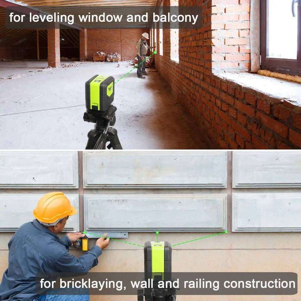 Huepar 9300G 3 Point Self leveling Green Beam Laser Level with Plumb Spots for Soldering and Points Reference Positioning 26H0130